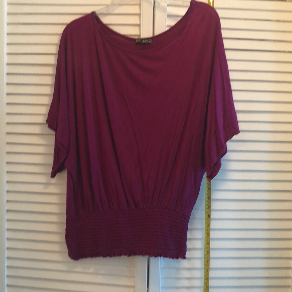 Hot pink cotton top